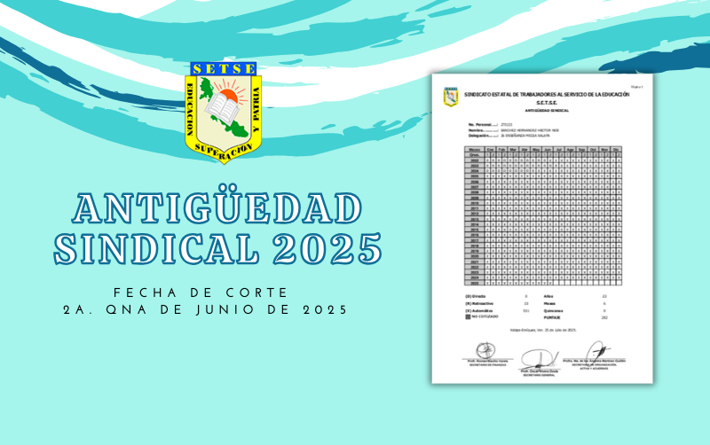 Antigüedad Sindical 2025